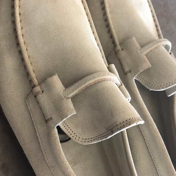 Bruno Magli Beige Suede Loafer Brand New in original Dust Bags - Picture 5 of 10